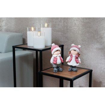 MagicHome Christmas Decoration, Girl, 5.5x9x15.5 cm MagicHome Christmas Decoration, Girl, 5.5x9x15.5 cm