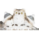 MagicHome Christmas decoration, owls on a snowy trunk, LED, 20.5x49.5x27.5 cm