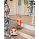 MagicHome Christmas decoration, Christmas reindeer with lantern, LED, 17x22x43 cm MagicHome Christmas decoration, Christmas reindeer with lantern, LED, 17x22x43 cm