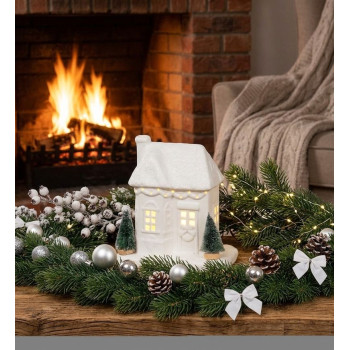 MagicHome Christmas Decoration, House, LED, 9x15x17 cm MagicHome Christmas Decoration, House, LED, 9x15x17 cm