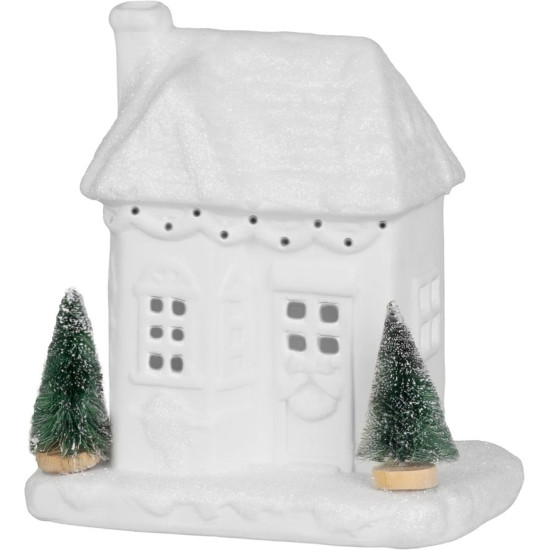 MagicHome Ziemassvētku rotājums, mājas, LED, 9x15x17cm