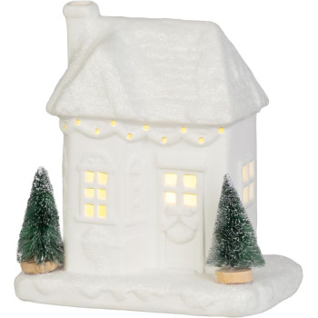 MagicHome Christmas Decoration, House, LED, 9x15x17 cm