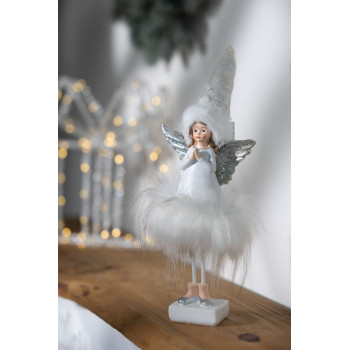 MagicHome Christmas decoration, Angel, 4.5x11x15 cm MagicHome Christmas decoration, Angel, 4.5x11x15 cm
