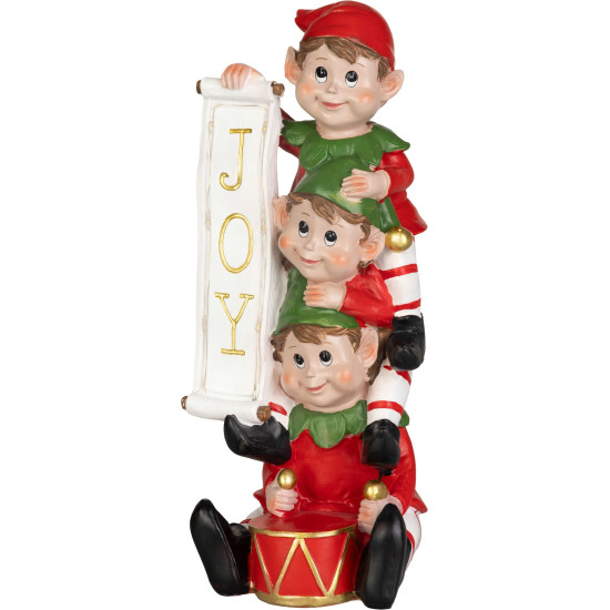 MagicHome Christmas decoration, Christmas elves, LED, 12.5x13.3x30.5 cm MagicHome Christmas decoration, Christmas elves, LED, 12.5x13.3x30.5 cm