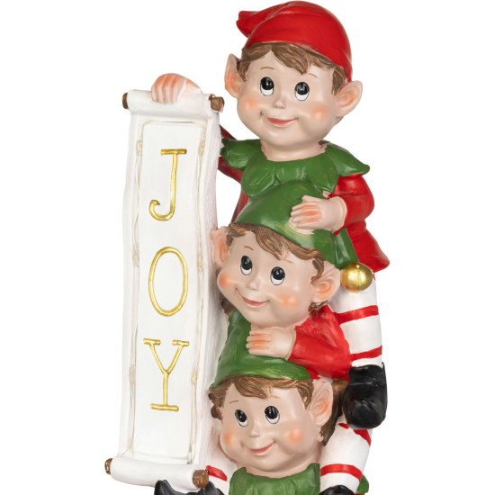 MagicHome Christmas decoration, Christmas elves, LED, 12.5x13.3x30.5 cm MagicHome Christmas decoration, Christmas elves, LED, 12.5x13.3x30.5 cm