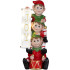 MagicHome Christmas decoration, Christmas elves, LED, 12.5x13.3x30.5 cm