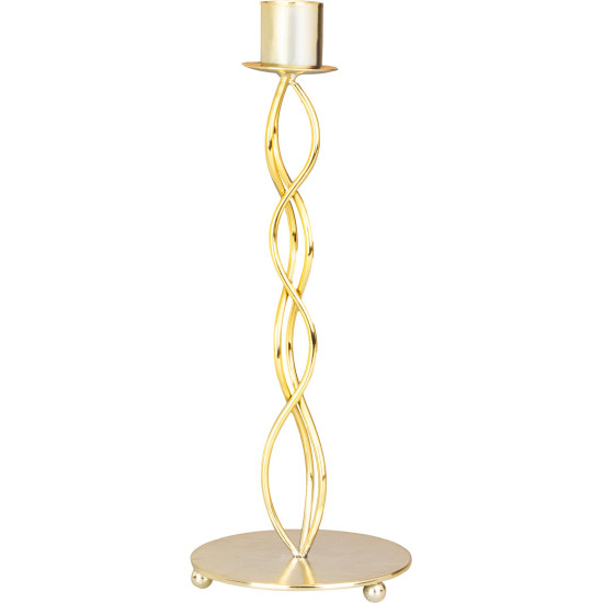 Candle holder MagicHome Christmas, 8.2x8.2x21.6 cm Candle holder MagicHome Christmas, 8.2x8.2x21.6 cm