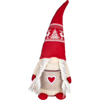 Украшение MagicHome Christmas, Гном, Девочка, 15x17x45 см