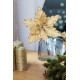 Цветок MagicHome Christmas, Poinsettia, золотистый, 30 см, размер цветка: 20,5 см Цветок MagicHome Christmas, Poinsettia, золотистый, 30 см, размер цветка: 20,5 см