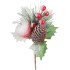 MagicHome Christmas twig, snowy, 17 cm