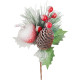MagicHome Ziemassvētku zariņš, sniegs, 17 cm MagicHome Ziemassvētku zariņš, sniegs, 17 cm