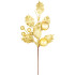 MagicHome Ziemassvētku zariņš, holly, zelts, 24 cm