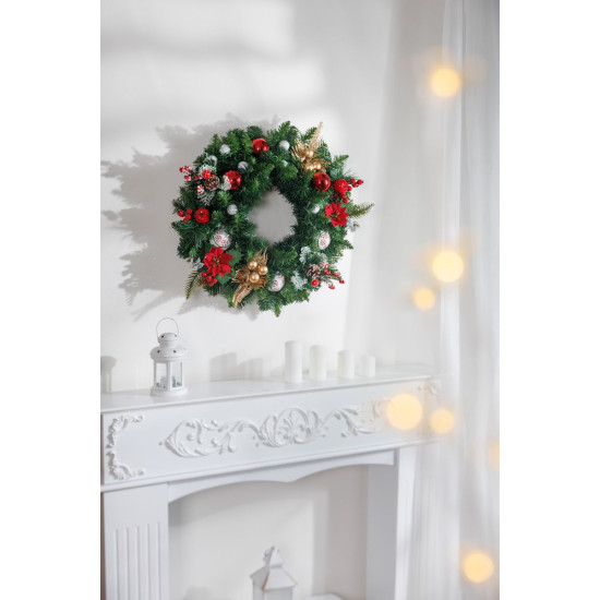 MagicHome Ziemassvētku zariņš, pāva spalvas, zelts, 22 cm MagicHome Ziemassvētku zariņš, pāva spalvas, zelts, 22 cm