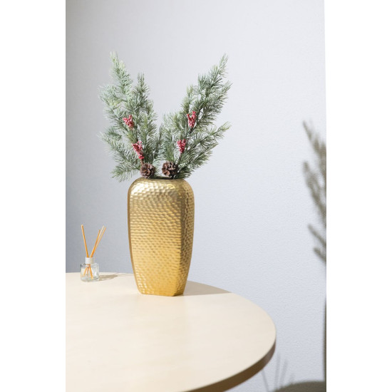 MagicHome Ziemassvētku zariņš, ar ogām, 65 cm