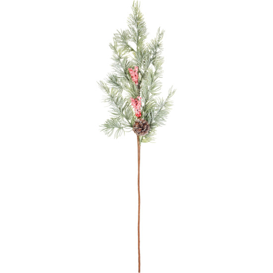 MagicHome Ziemassvētku zariņš, ar ogām, 65 cm