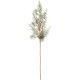 MagicHome Ziemassvētku zariņš, ar ogām, 65 cm