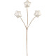 MagicHome Christmas, Stars, White, 8.5 cm