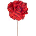 MagicHome Ziemassvētku puķe, Roze, Sarkana, 17 cm, Ziedu izmērs: 9 cm