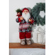 MagicHome Ziemassvētku rotājums, Ziemassvētku vecītis, ar džemperi, 60cm