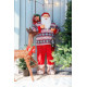 MagicHome Christmas decoration, Santa, with sweater, 120 cm MagicHome Christmas decoration, Santa, with sweater, 120 cm