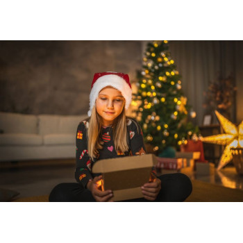 MagicHome Christmas decoration, hat, red, 32 x 45 cm MagicHome Christmas decoration, hat, red, 32 x 45 cm