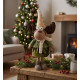 MagicHome Christmas Decoration, Reindeer, Girl, 22 x 14 x 53 cm