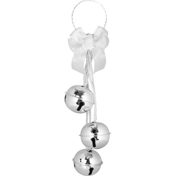 Decoration Doorbells, silver, 14x14x46 cm