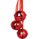 Decoration Doorbells, red, 14x14x46 cm Decoration Doorbells, red, 14x14x46 cm