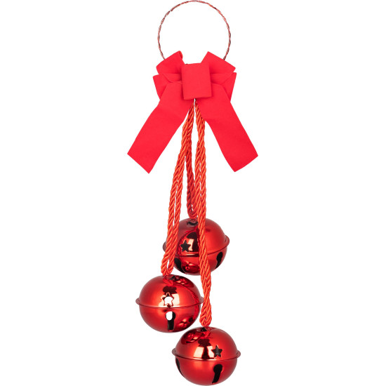 Decoration Doorbells, red, 14x14x46 cm Decoration Doorbells, red, 14x14x46 cm