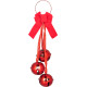 Decoration Doorbells, red, 14x14x46 cm Decoration Doorbells, red, 14x14x46 cm