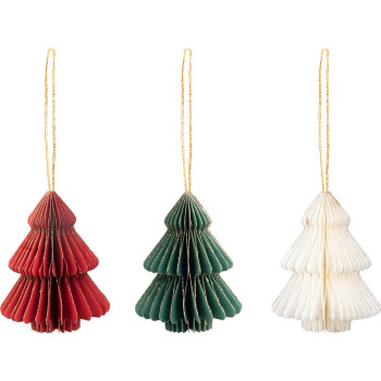 Tree decoration, tree, 8 cm, mix of colors, Sellbox 12 pcs Tree decoration, tree, 8 cm, mix of colors, Sellbox 12 pcs