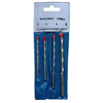 Набор победитовых сверл 4-5-6-8мм