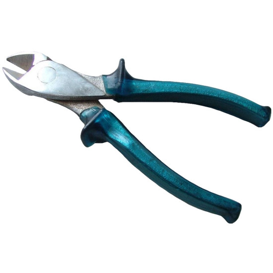 Diagonal pliers 180mm blue