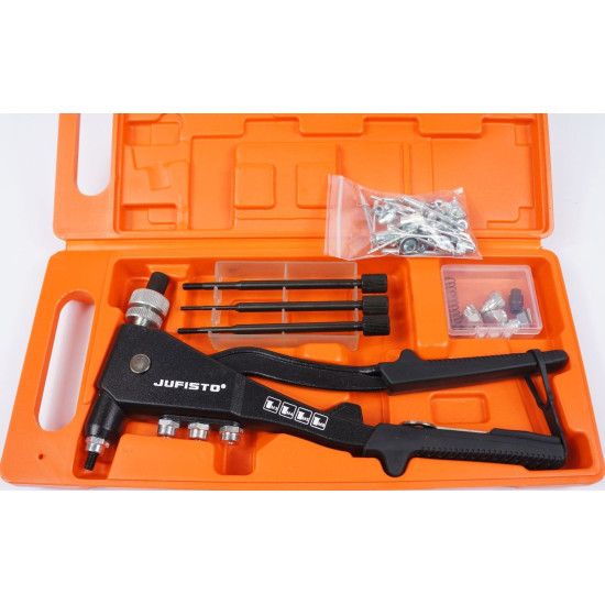 Rivet nut tool and rivets