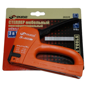 Степлер 6-12мм, 3 в 1