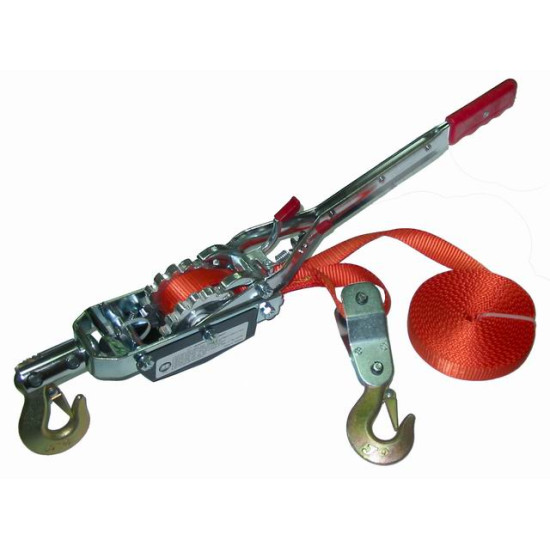 Лебедка угловая с лентой 2т