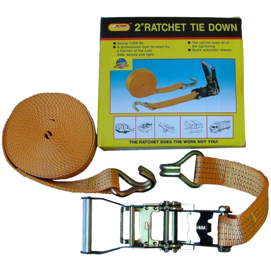 Лента стяжка 2*X9м 3000кг