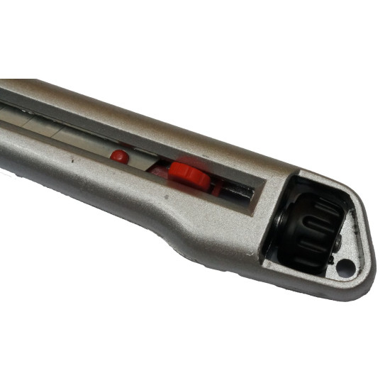 Нож 18мм с фиксатором алюм.