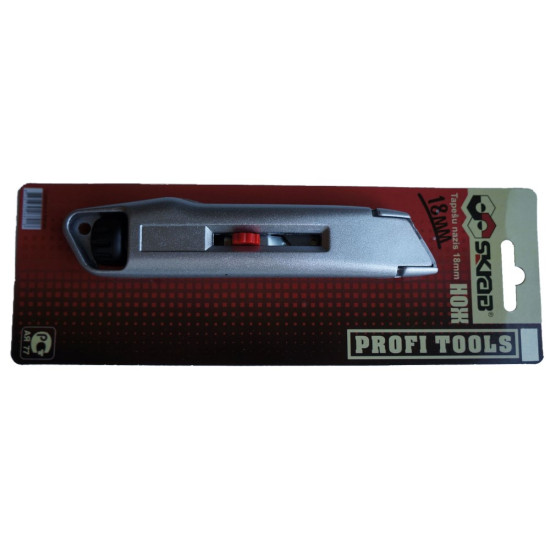 Нож 18мм д/линол. с фиксатором