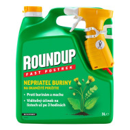 Koncentrāts Roundup Fast Spray, nezāļu iznīcinātājs, 3L