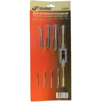 VītņUrbju komplekts metriskās 8pr.