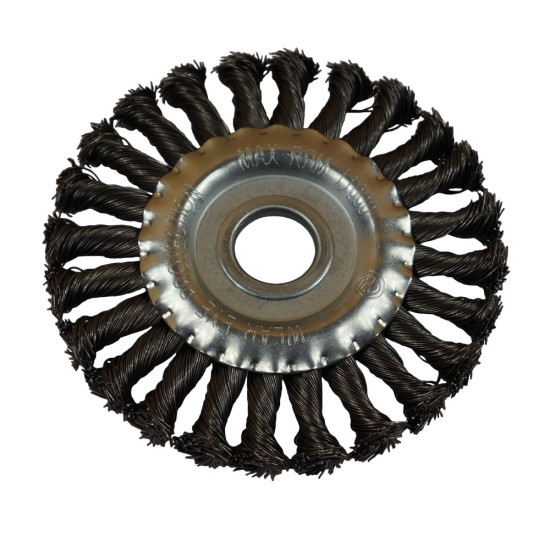 Щетка дисков. 125x22мм стальная