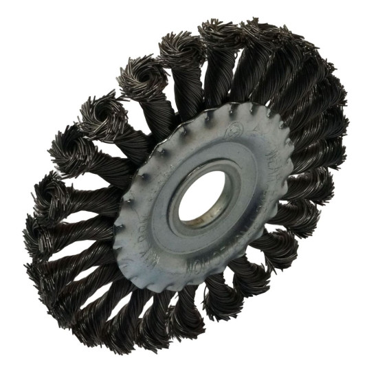 Щетка дисков. 125x22мм стальная