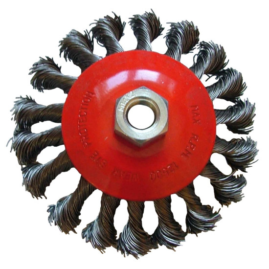 Wheel brush 115mm steel flex Wheel brush 115mm steel flex