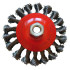 Wheel brush 115mm steel flex