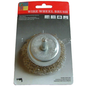 Щетка торцев. 75мм латунь д/др