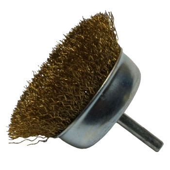 Щетка торцев. 75мм латунь д/др Щетка торцев. 75мм латунь д/др