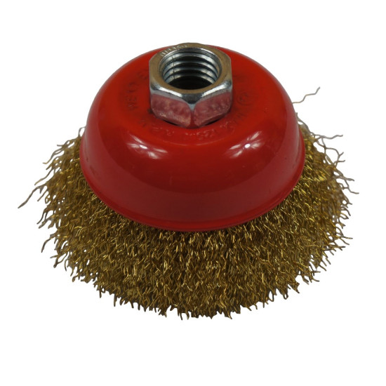 Щетка торцев. 75мм латунь flеx