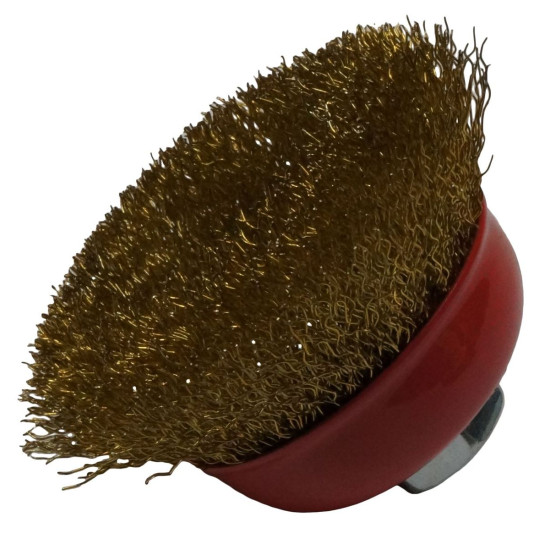 Щетка торцев. 75мм латунь flеx