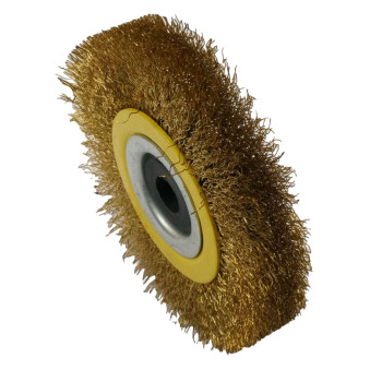 Щетка дисков. 100x16мм латунь